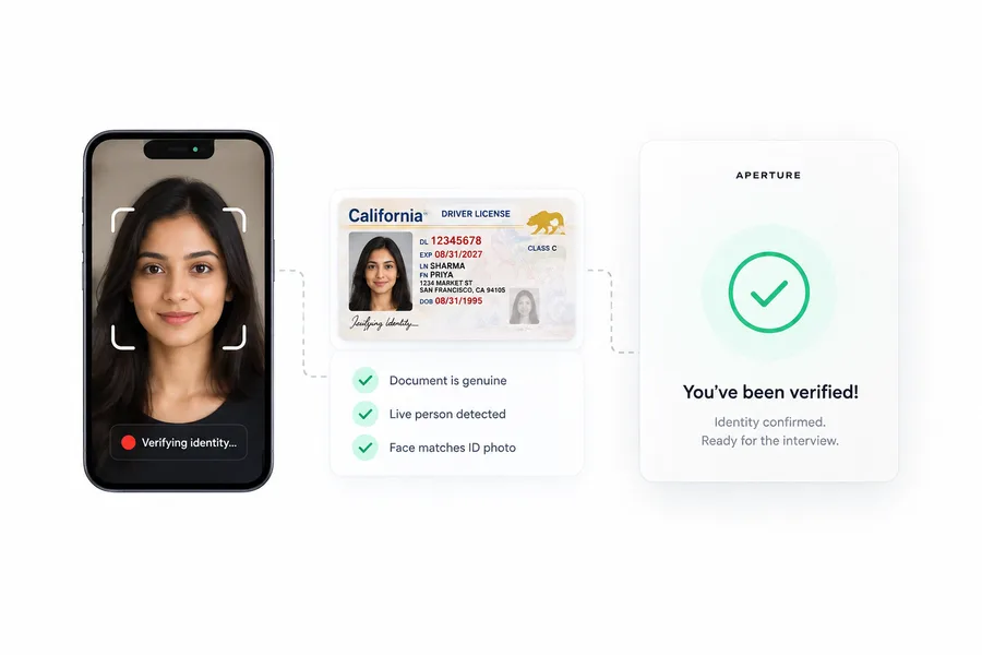 Candidate Identity Verification — illustration