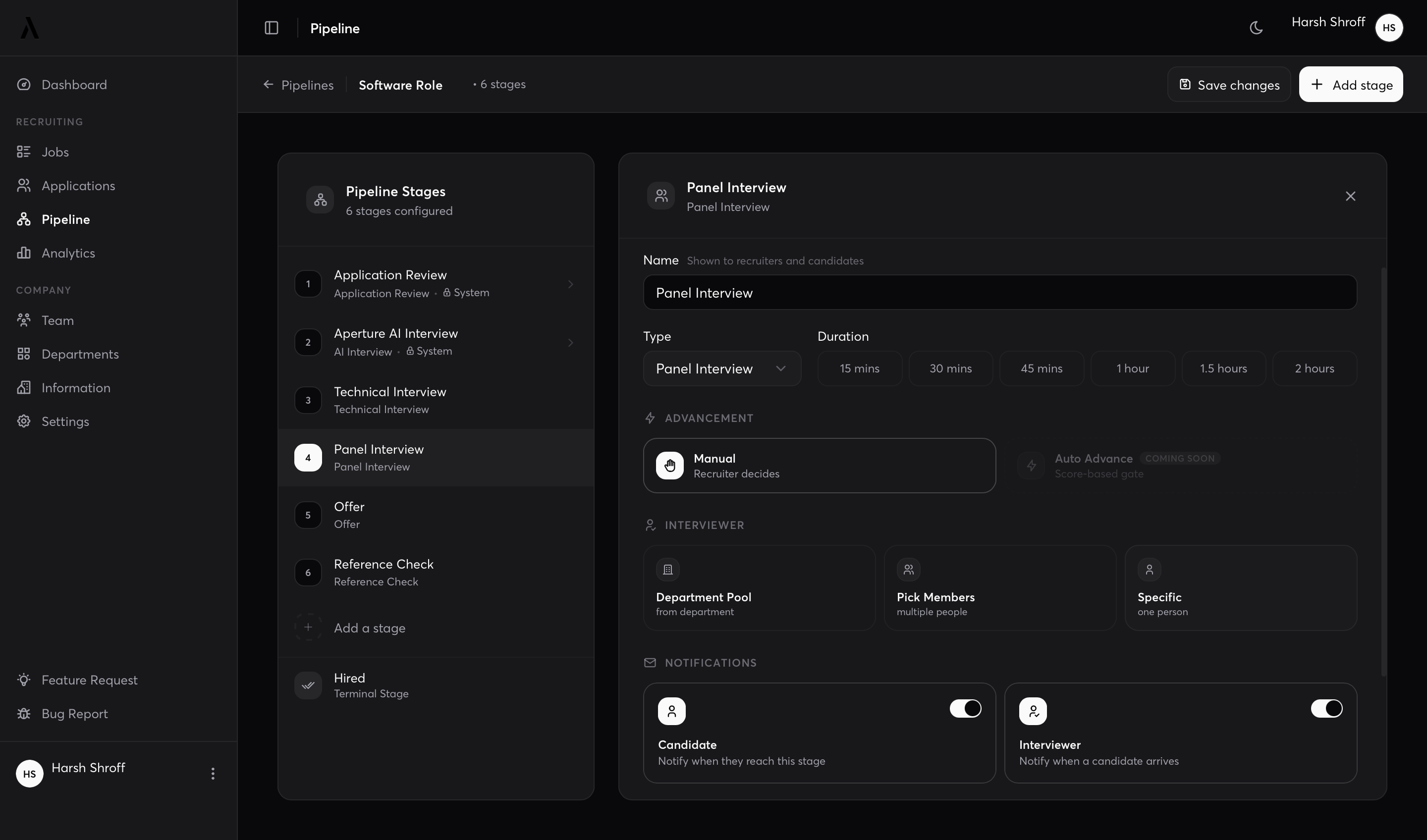 aperture pipeline stage builder